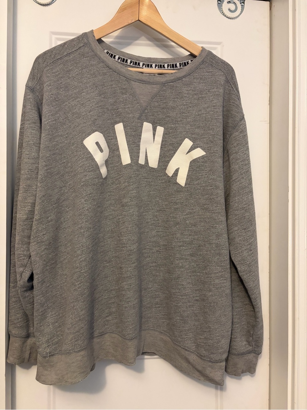 Victoria's Secret PINK Gray Crewneck Sweatshirt